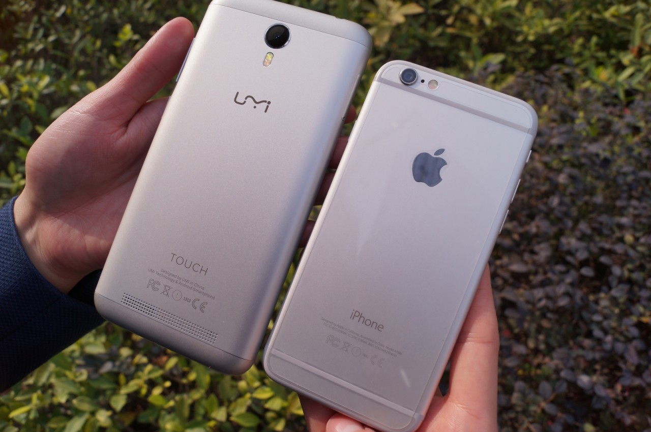 UMi Touch vs. iPhone 6S: Kamera Test