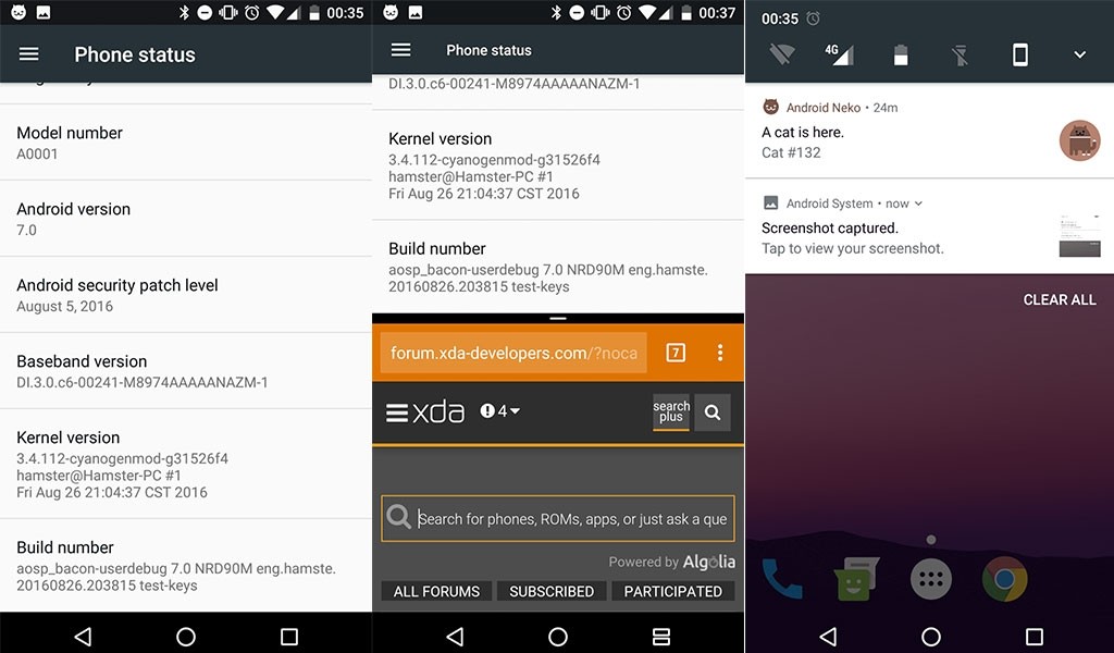 Community Build: Android 7 für das OnePlus One