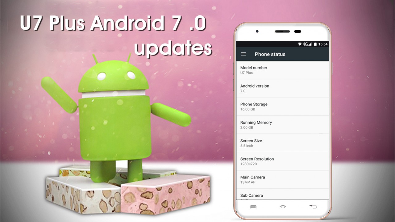 Oukitel U7 Plus Android 7 veröffentlicht