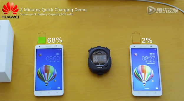 Huawei entwickelt eine neue Schnellladetechnik