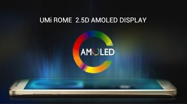 UMi Rome bekommt ein AMOLED Display