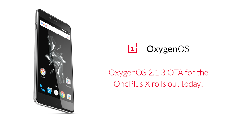 OnePlus X Update auf OxygenOS 2.1.3