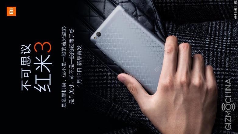 Xiaomi Redmi 3: Launch Datum und Prozessor bekannt