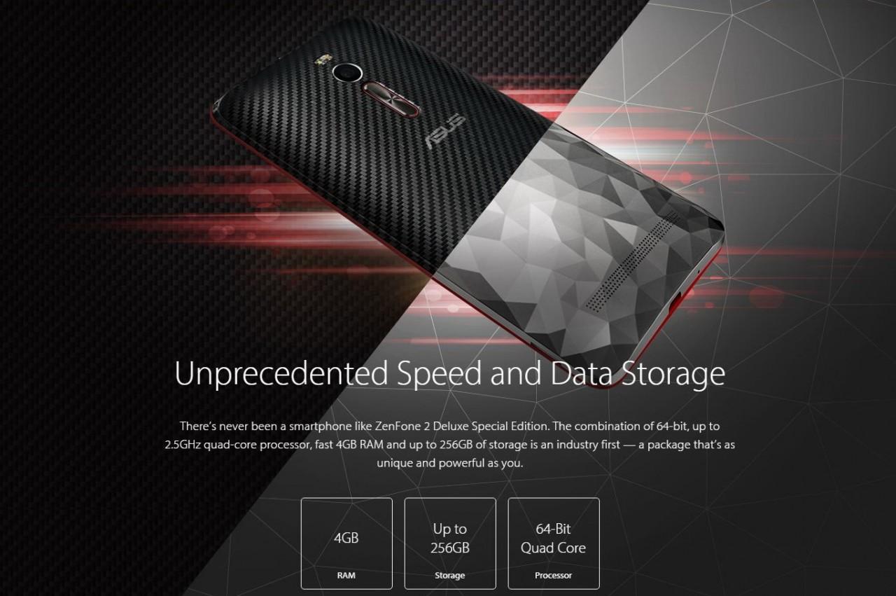 ASUS Zenfone 2 Deluxe Special Edition veröffentlicht