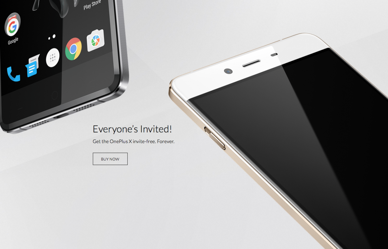 OnePlus X nun ohne Invites erhältlich