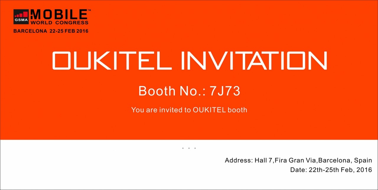 Oukitel ist auf dem MWC 2016