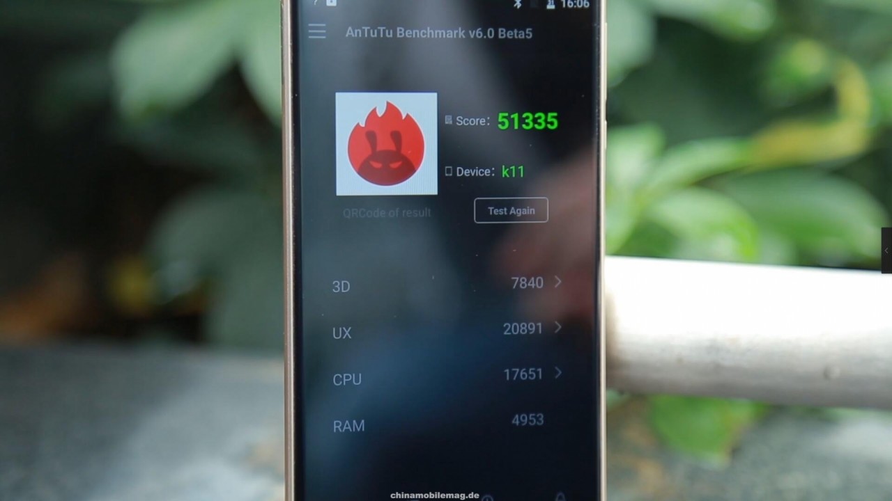 Ulefone Future Prototyp im Antutu Benchmark