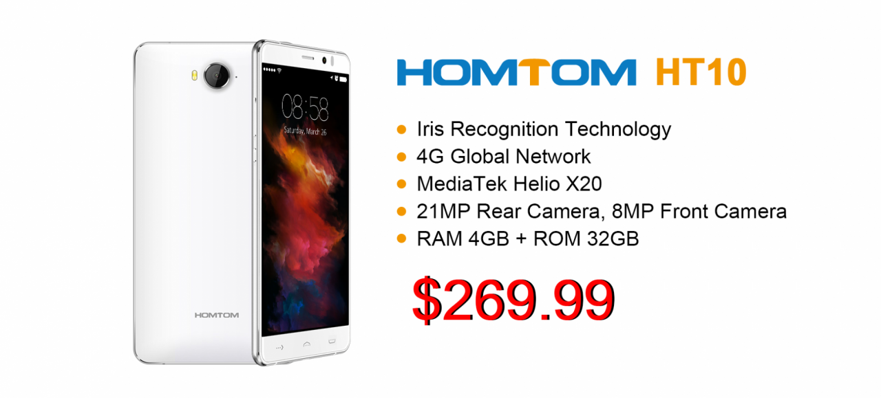 Homtom HT10 - High End Phablet mit LTE Band 20