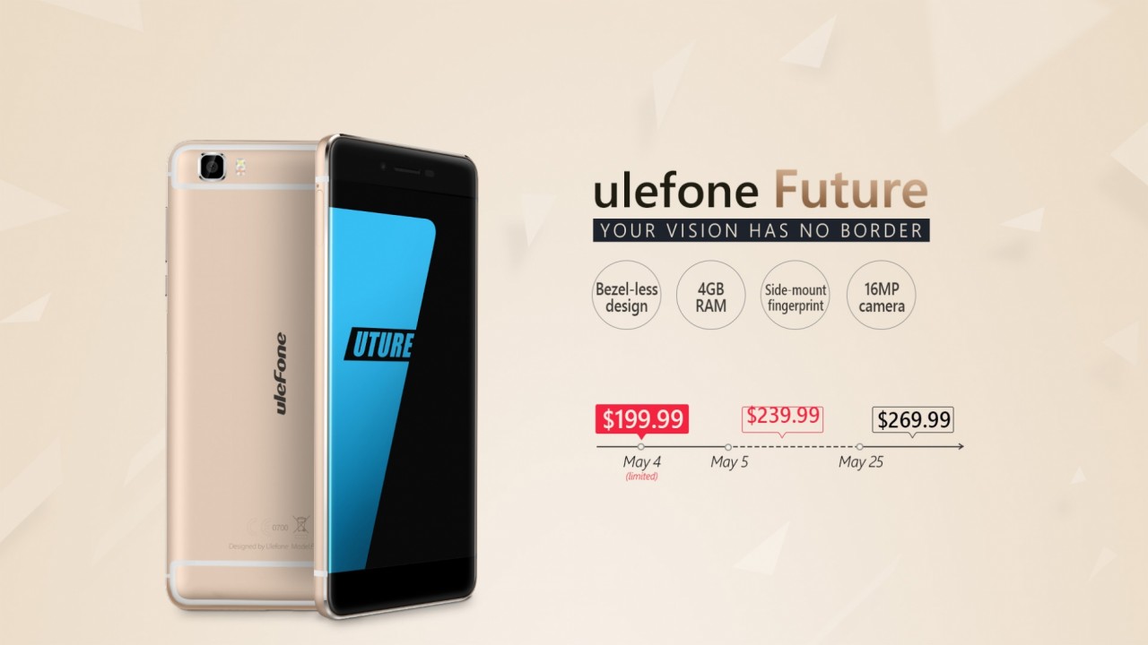 Ulefone Future: Ablauf der offiziellen Vorbestellungen