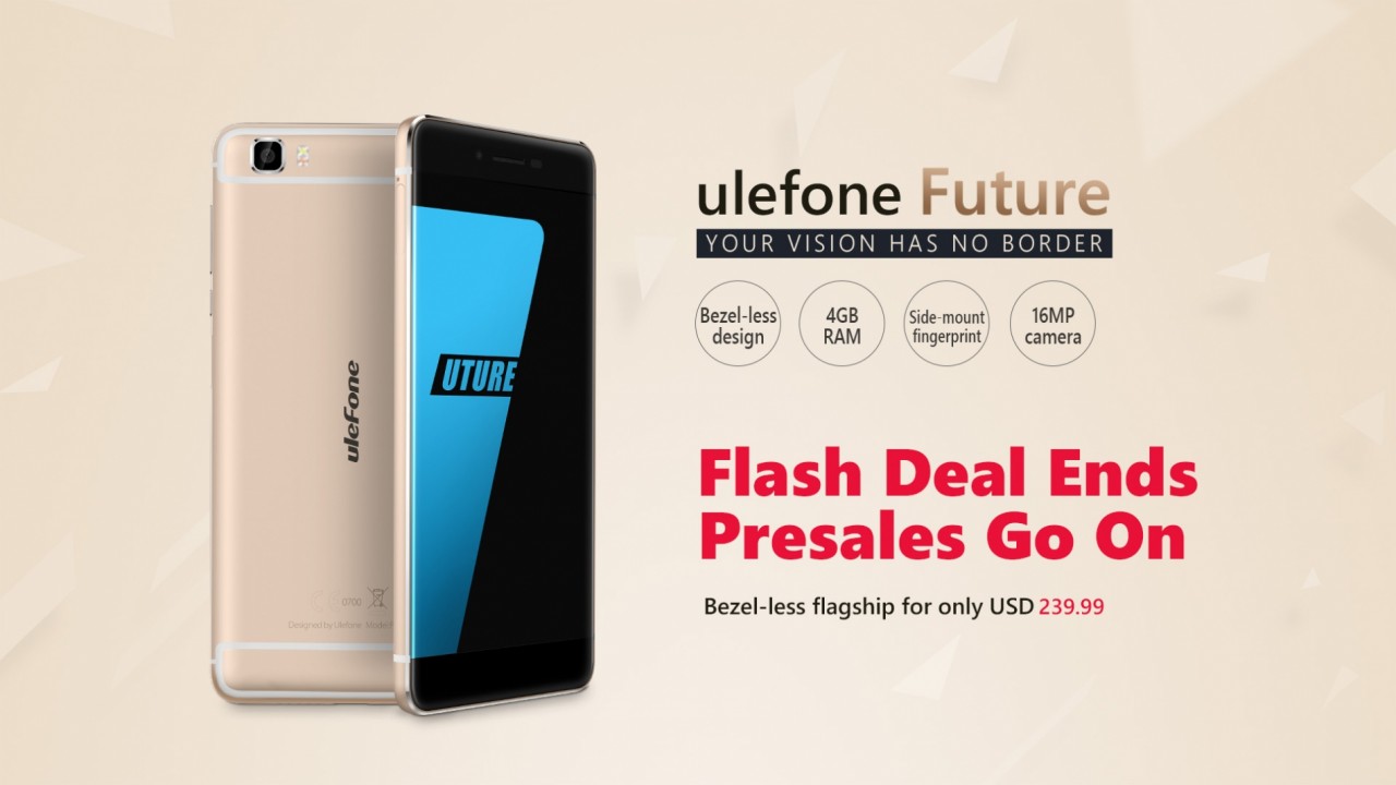 Ulefone Future Flash Sale ein Erfolg