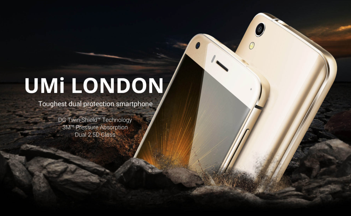 UMi London: Schickes Budget Smartphone mit Rugged-Eigenschaften