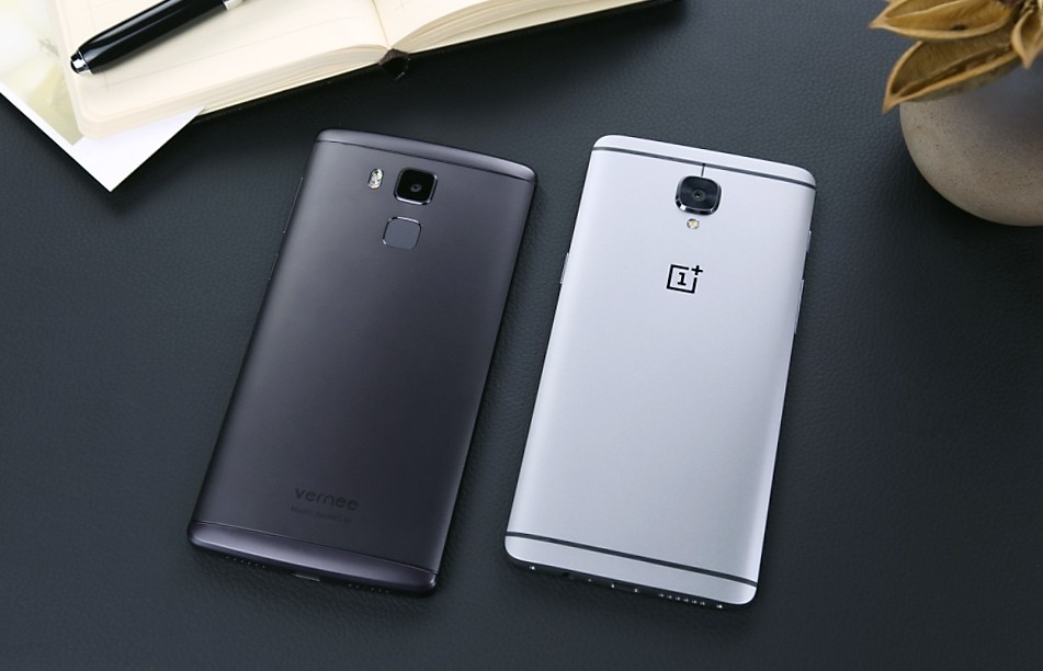 Design: Vernee Apollo Lite vs. OnePlus 3