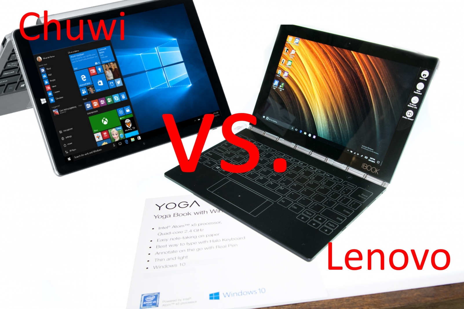 Lenovo Yoga Book Vs Chuwi Hibook Pro