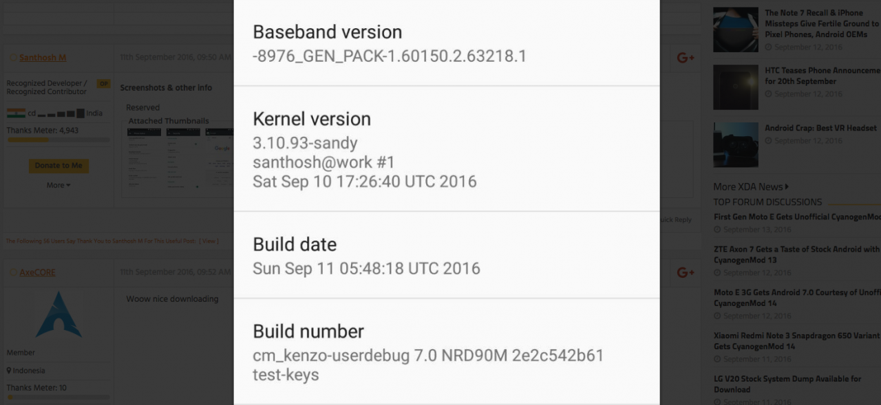 CM14 (Android 7 Nougat) Build für das Xiaomi Redmi Note 3 Pro