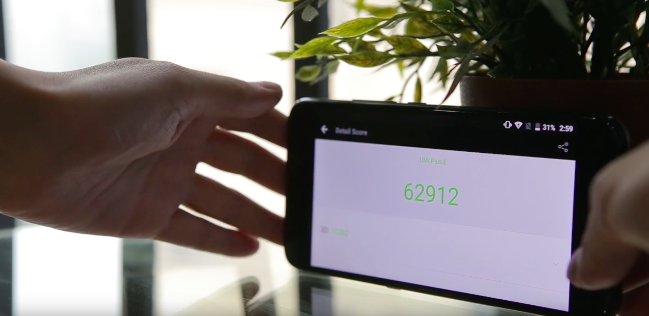 UMi Plus E: Erstes Antutu Ergebnis