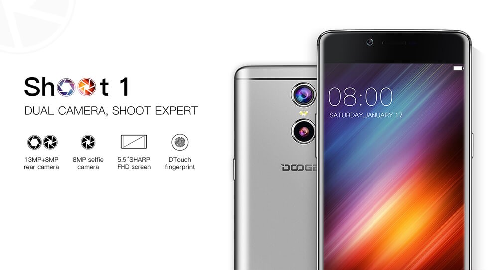 Doogee Shoot 1 ebenfalls mit MT6737T