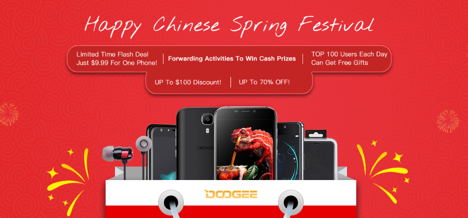 Doogee: Deals zum chinesischen Neujahr
