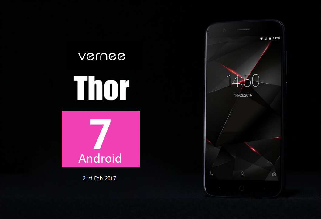 Vernee Thor Android 7 Upgrade