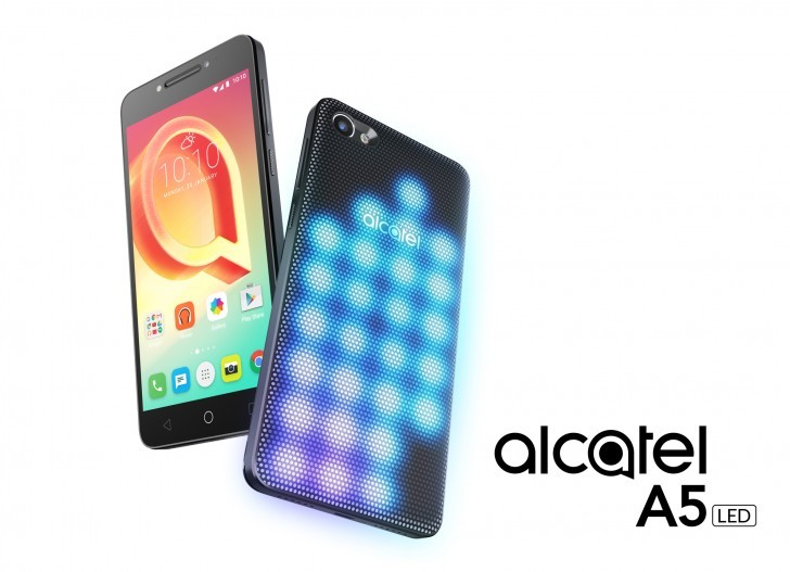 Alcatel A5 mit optionaler LED Rückseite vorgestellt