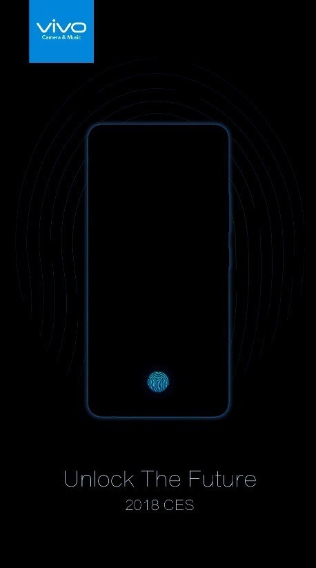 Teaser: Vivo Smartphone mit Fingerabdruck Sensor im Display