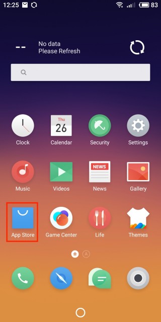 Meizu E3 App Store