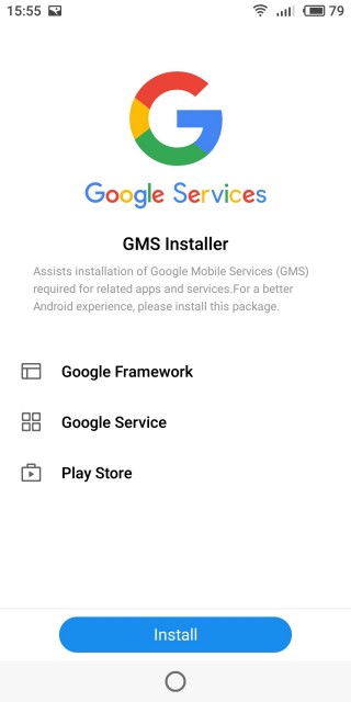 Meizu E3 Google Play Installer