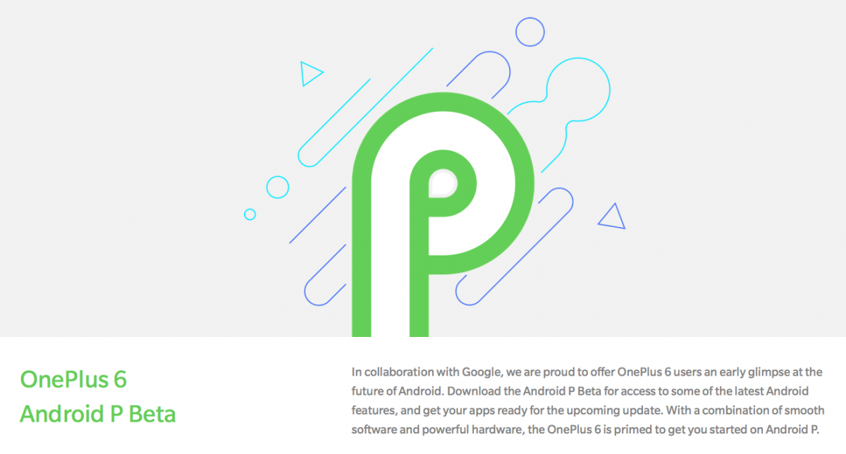 Oneplus 6 Bekommt Android P Beta