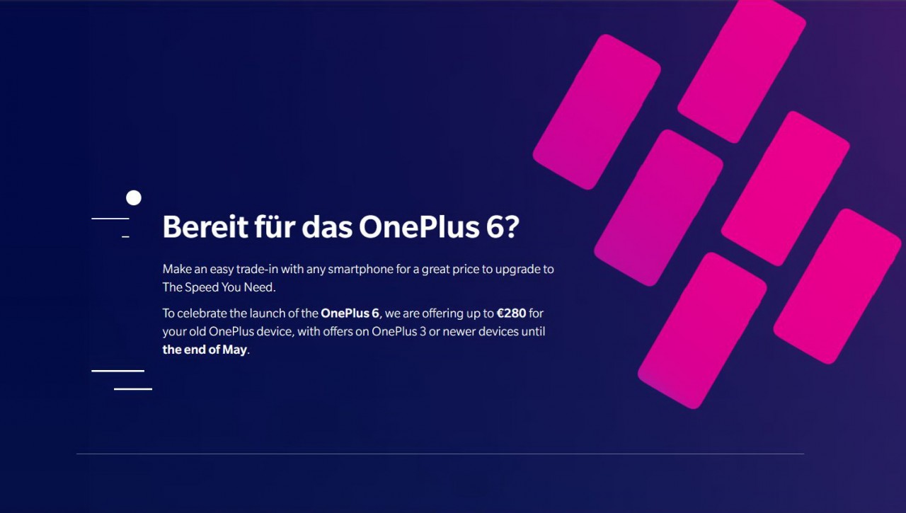 OnePlus 6 Umtauschaktion