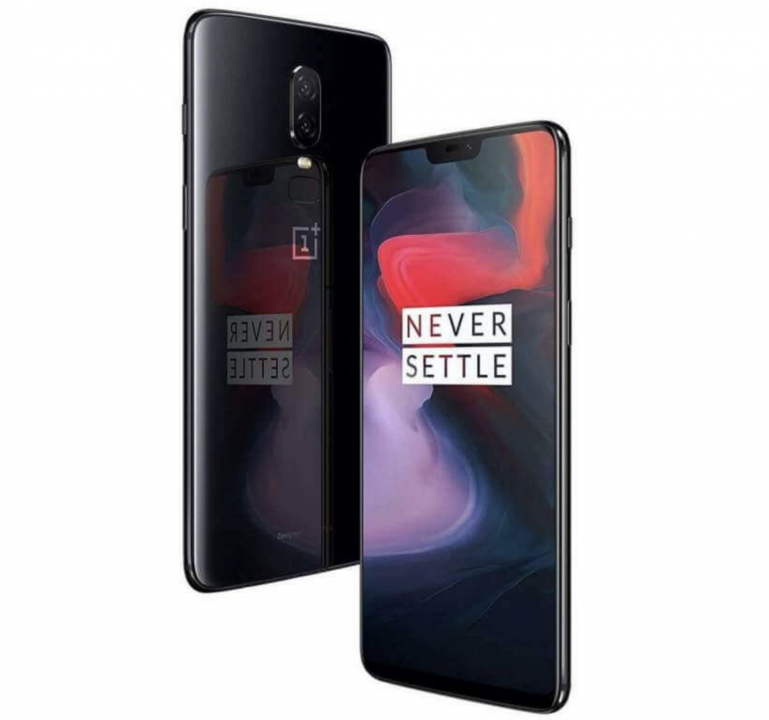 OnePlus 6 in Spiegel-Schwarz