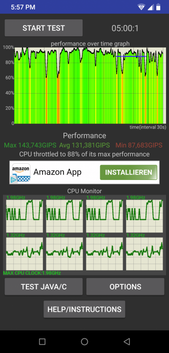 Helio P60 Thermal Throttling Verhalten