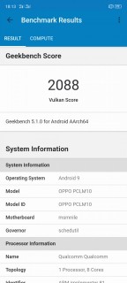 Oppo Reno Ace Geekbench Benchmark