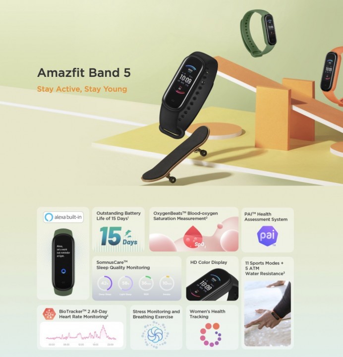 amazfit band 5