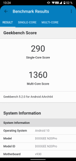 doogee n20 pro benchmarks