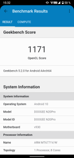 doogee n20 pro benchmarks