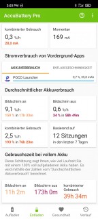 poco x3 nfc akkulaufzeit