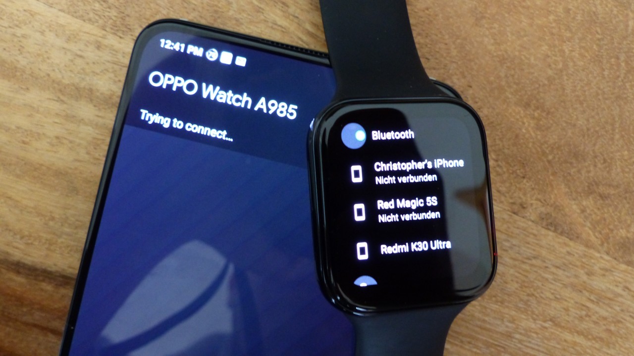 oppo watch verbindung