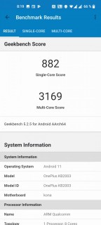 oneplus 8t benchmarks