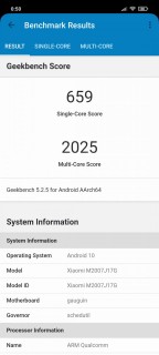 xiaomi mi 10t lite benchmarks