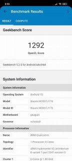 xiaomi mi 10t lite benchmarks