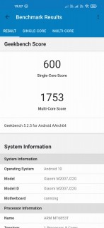 redmi note 9t benchmarks