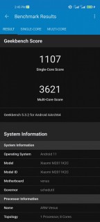 xiaomi mi 11 benchmark