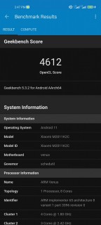 xiaomi mi 11 benchmark