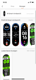 xiaomi mi band 6 watchface anpassung