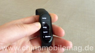 xiaomi mi band 6 menue