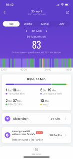 xiaomi mi band 6 schlaf tracker