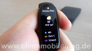 xiaomi mi band 6 wetter