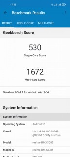 realme 8 geekbench 5