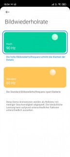 redmi note 10 5g display einstellungen