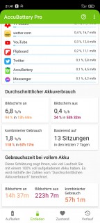 redmi note 10 5g akkulaufzeit