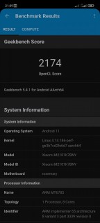 redmi note 10s geekbench 5